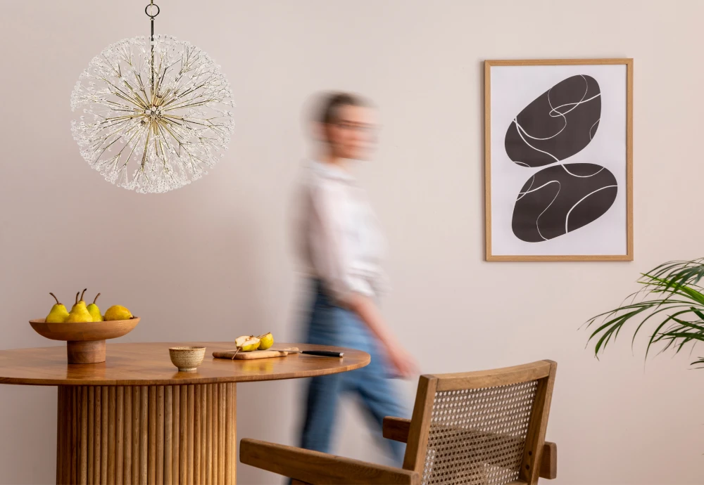 dining room crystal chandelier lighting