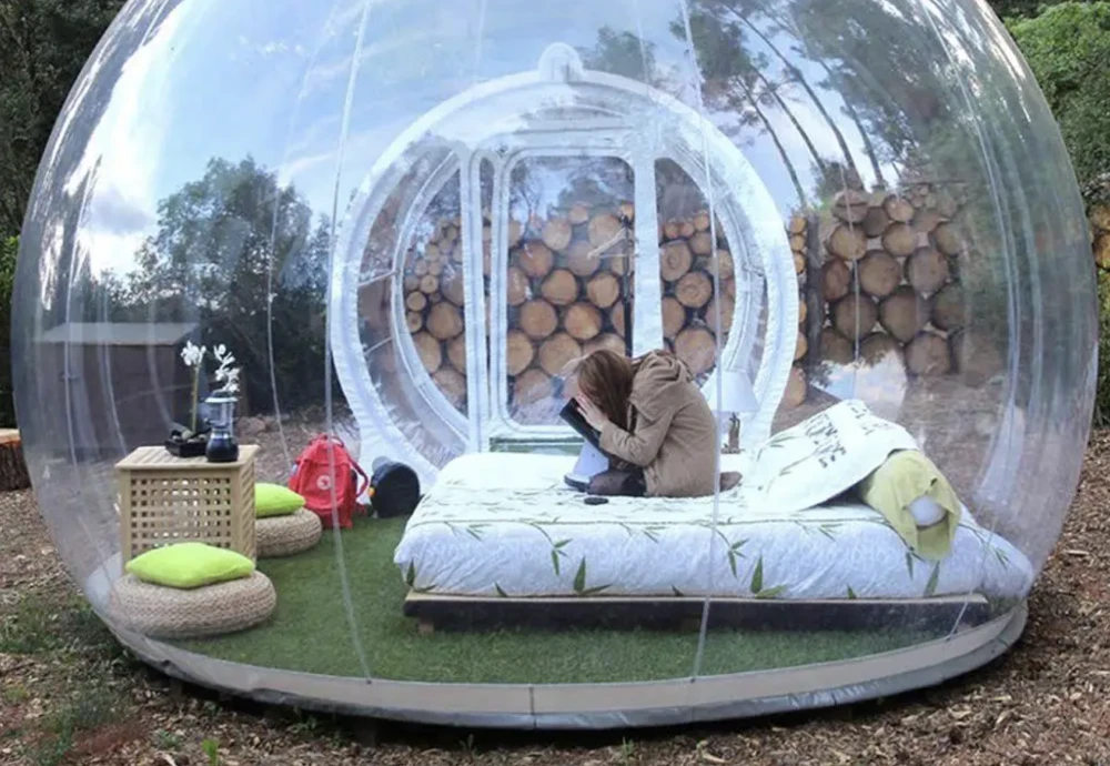 how to use a bubble tent