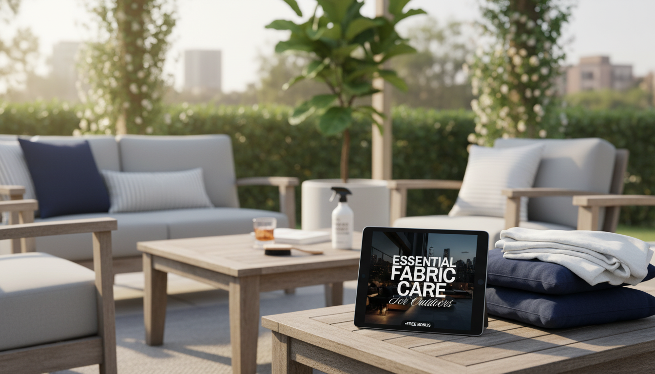Outdoor Fabric Care: Clean, Protect & Stop Mildew