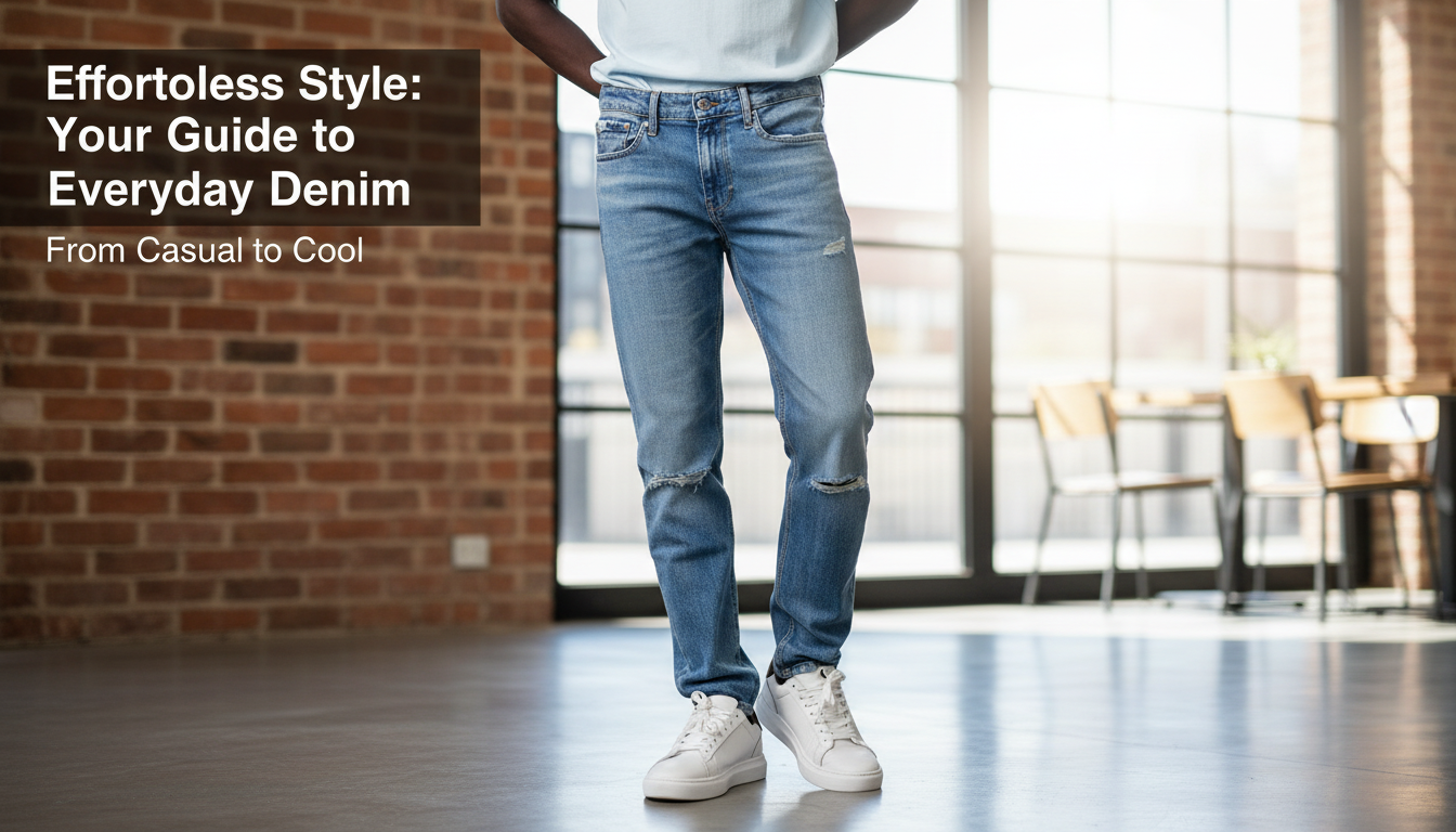 Calvin Klein Men’s Organic Cotton Stretch Jeans (Blue)