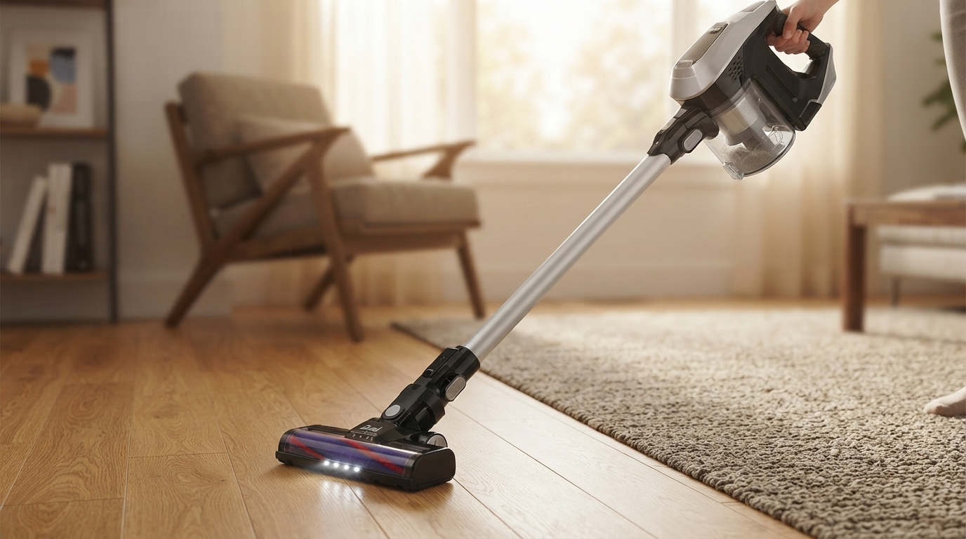 180W Cordless Vacuum: 1L Dust Cup for Fast Cleanups